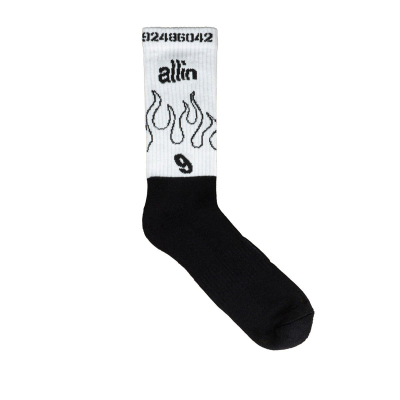 Fire Socks White