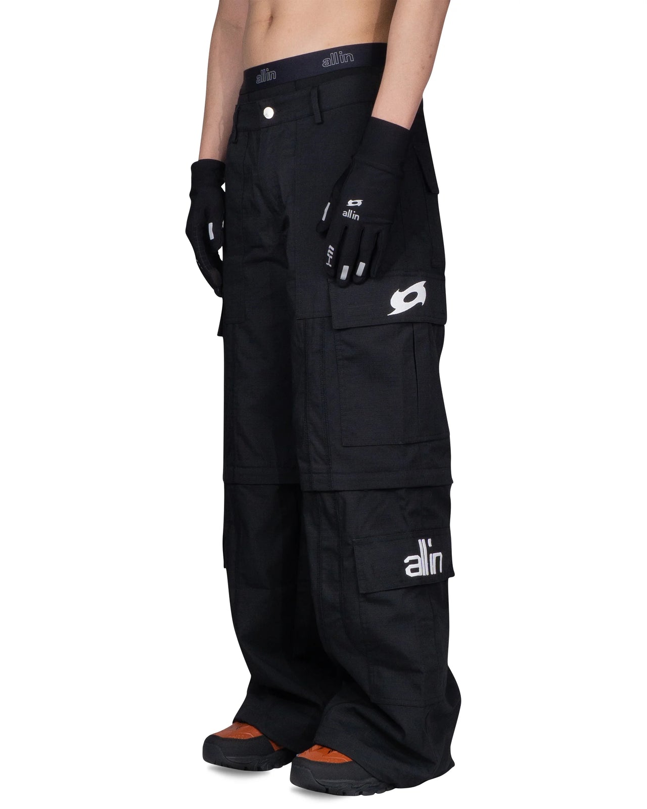 D-Y CARGO PANTS/SHORTS BLACK