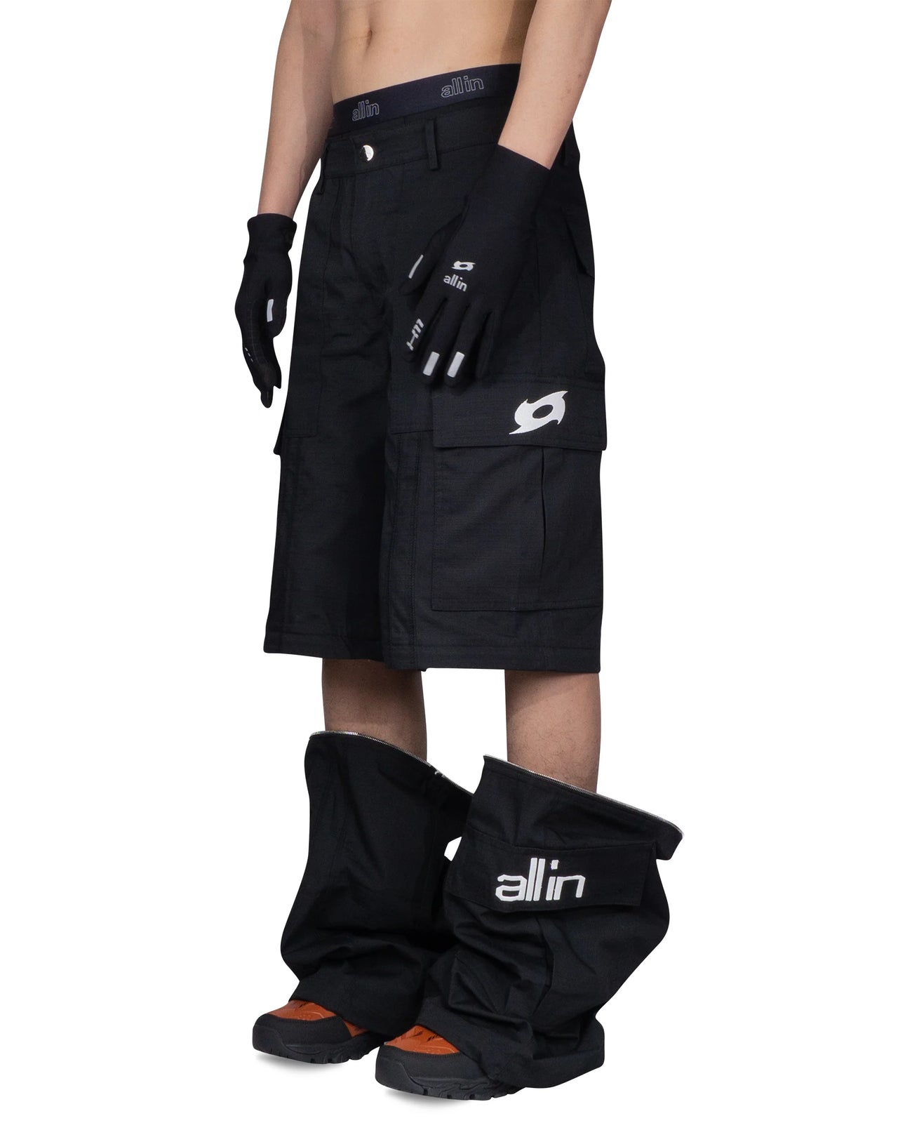 D-Y CARGO PANTS/SHORTS BLACK