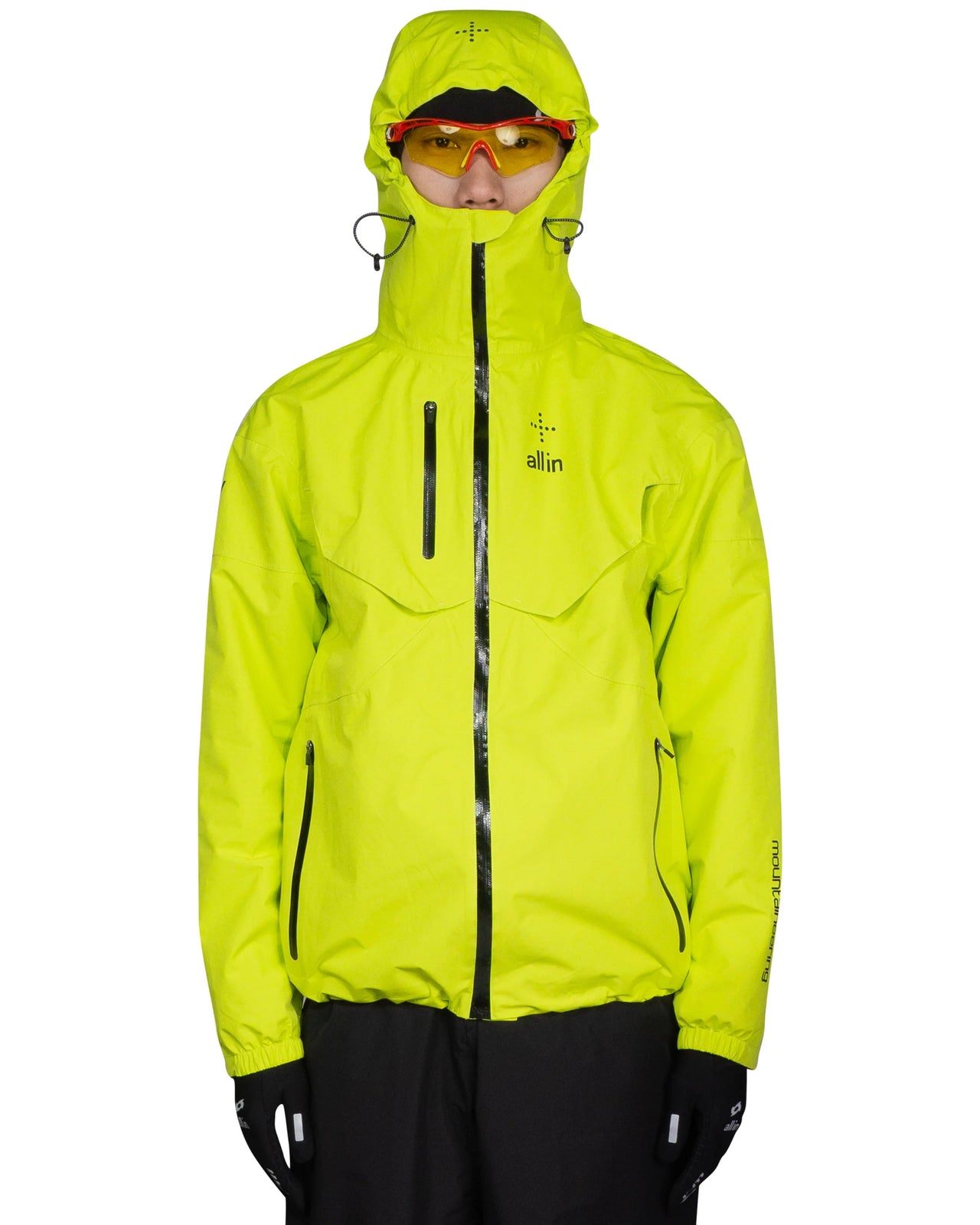 MOUNTAINEERING JACKET LIME GREEN