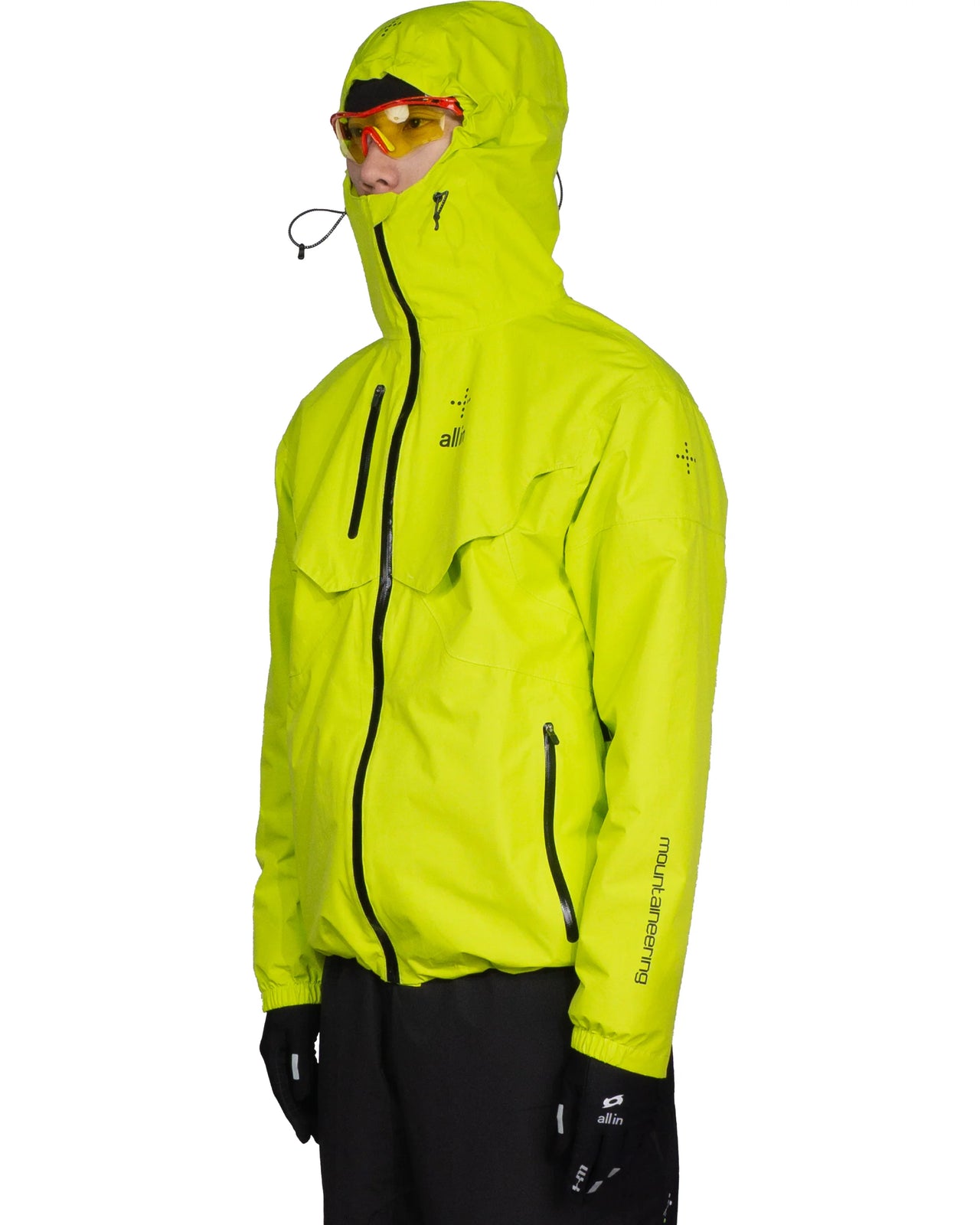 MOUNTAINEERING JACKET LIME GREEN