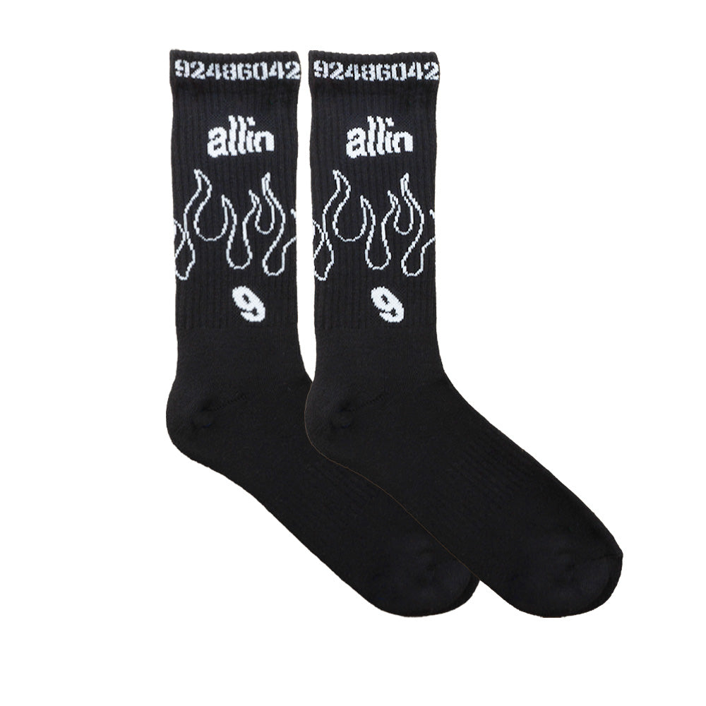 Fire Socks Black