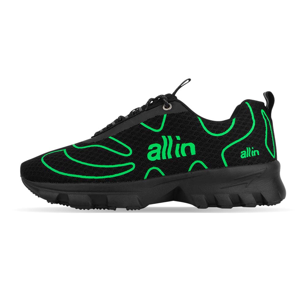 Tennis Shoes Black/Green-f